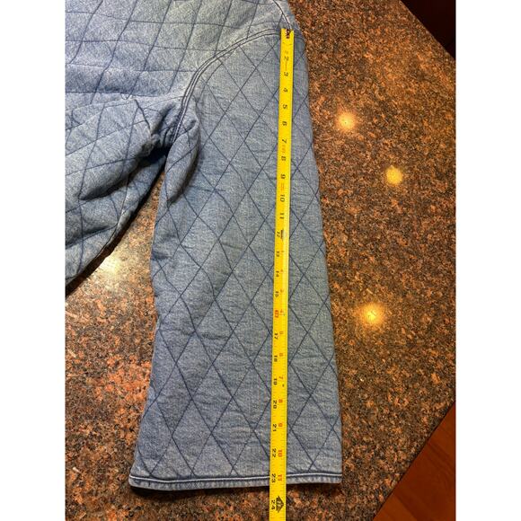 Kate Spade x Target Quilted Denim Jacket w Pearl Buttons Size 1X NWT - Picture 9 of 14